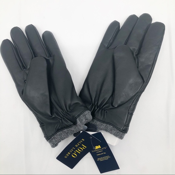 Polo Ralph Lauren Lambskin Racing Gloves - Picture 4 of 8